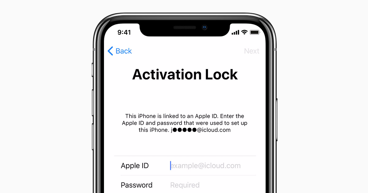 iPhone Activation lock
