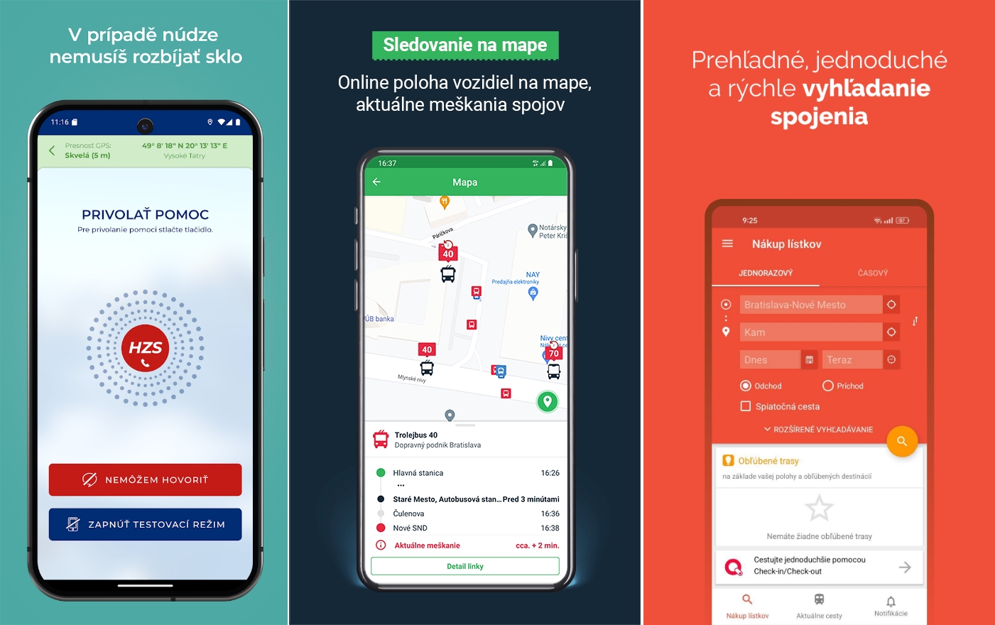 Android Code 2025 - doprava
